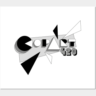 CopArt420 Logo Noir Design Posters and Art